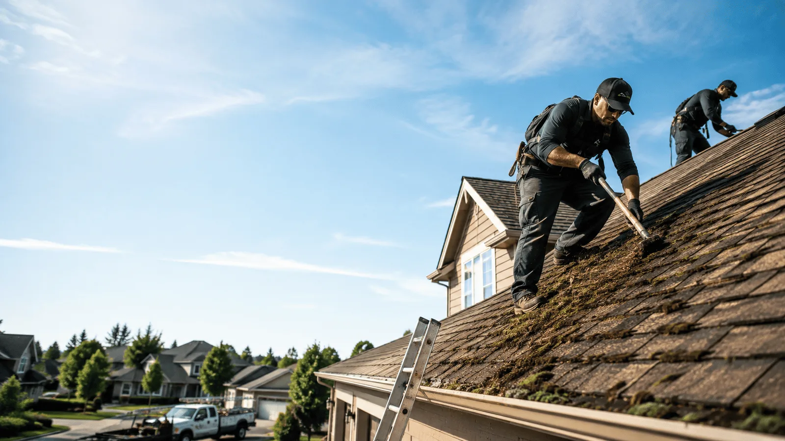 Roof Moss Removal in Stratton, CO near me